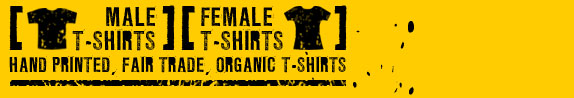 T-Shirts - hand painted, fair trade and organic